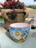 Tasse en céramique Salento peinte à la main