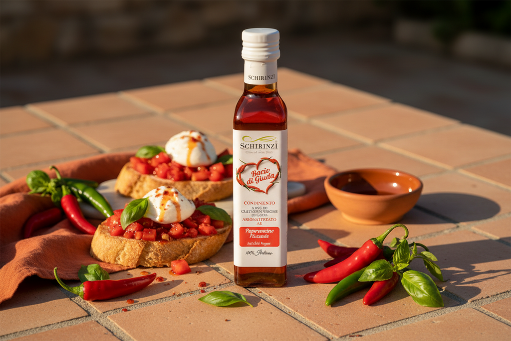 Bacio di Giuda – Olio Extravergine al Peperoncino Piccante 0,25 L
