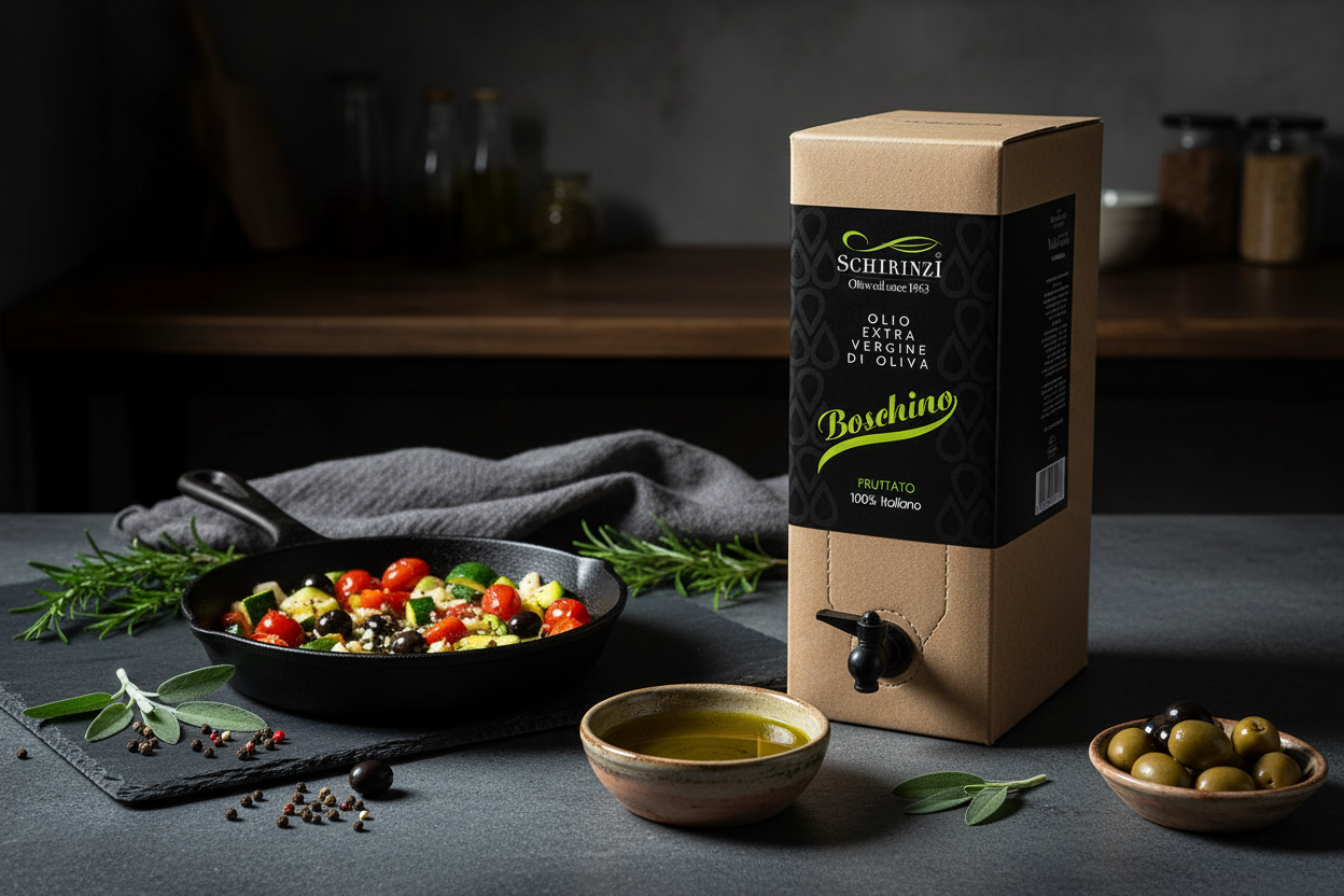 Bag in Box 5 L – Huile d'Olive Vierge Extra Boschino® Fruitée
