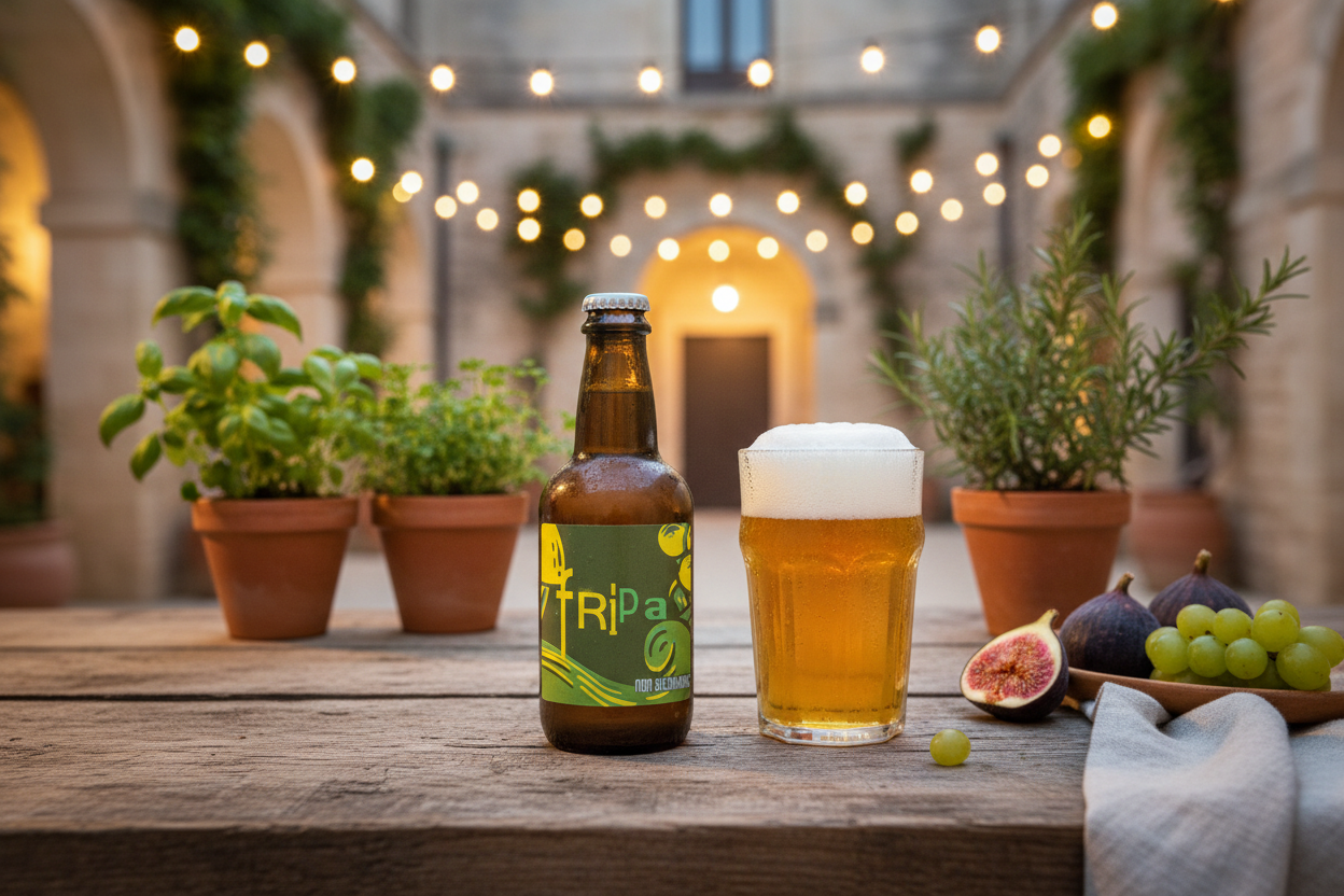 Fripa Birra Artigianale Analcolica - Masseria Salentina al Tramonto