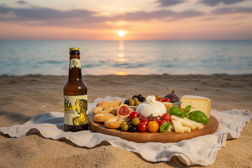 IGEA Birra Gluten Free - aperitivo sulla spiaggia salentina al tramonto