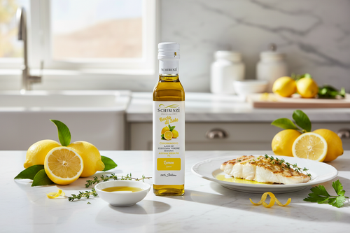 Bacio di Sole – Natives Olivenöl Extra mit Zitrone 0,25 L